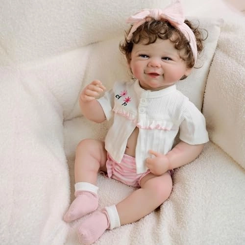 Vivienne Reborn Baby Doll - 19 inch Vinyl girl Ages 3+