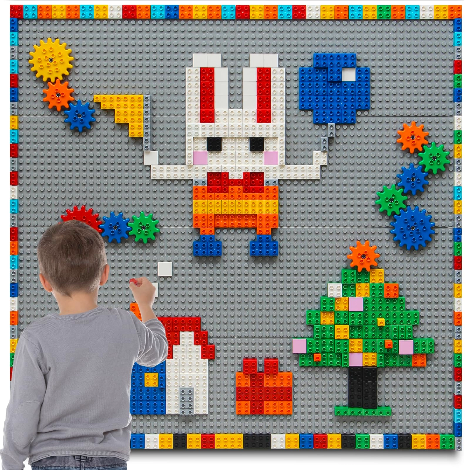Customize Building Block Wall - 470+ pcs