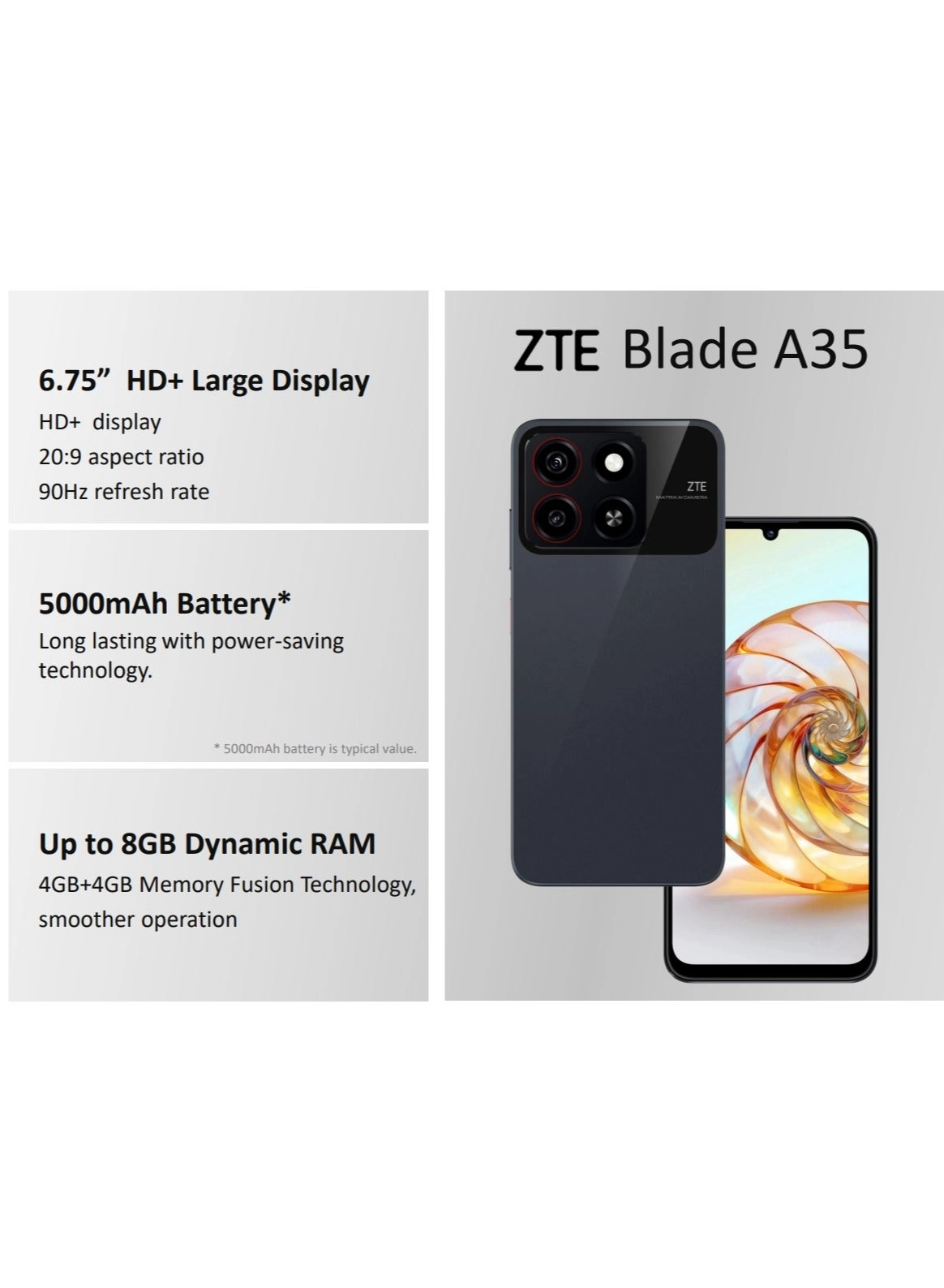 Blade A35e - 4GB 64GB