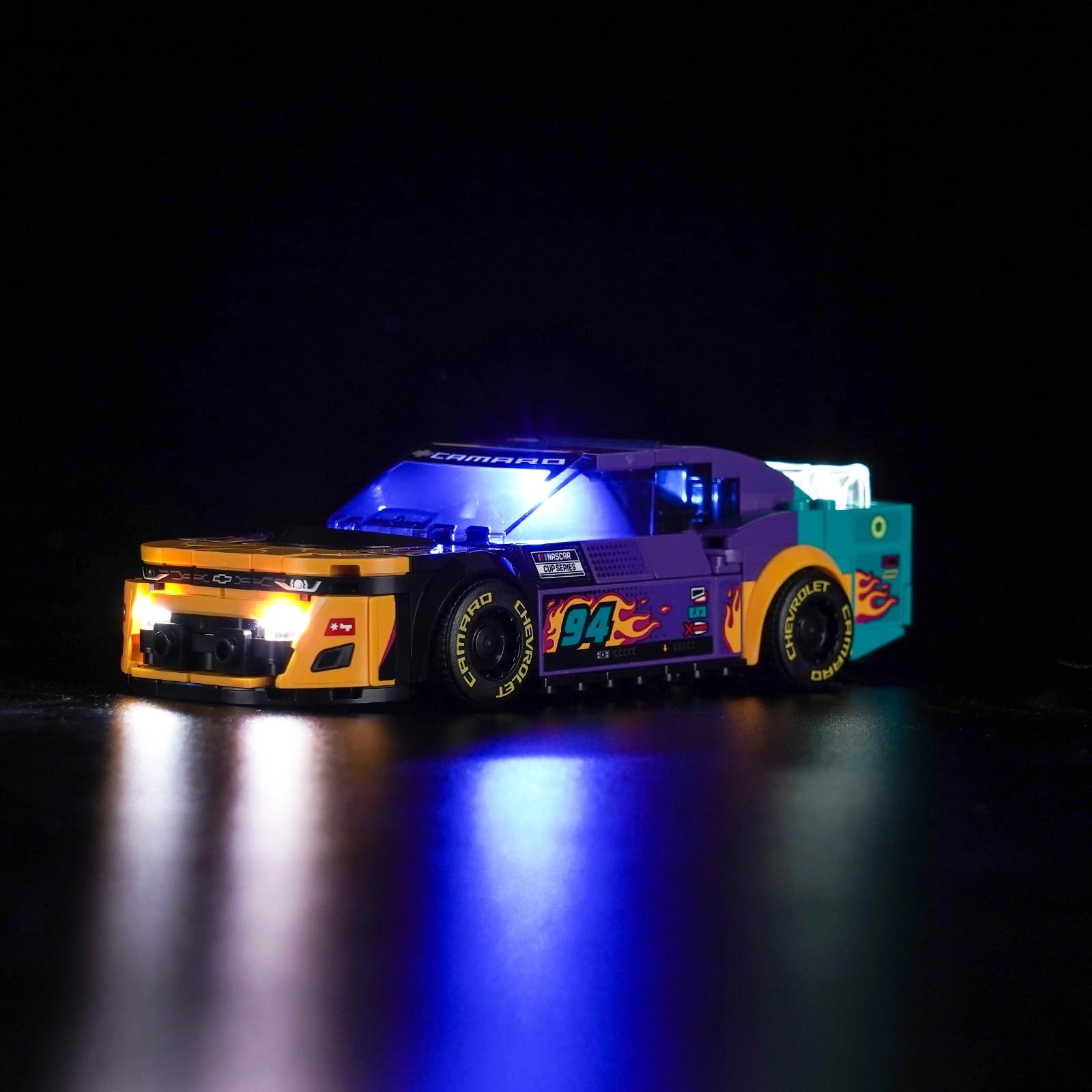 BrickBling Led Light Set Compatible with 76935 NASCAR Next Gen Chevrolet Camaro ZL1