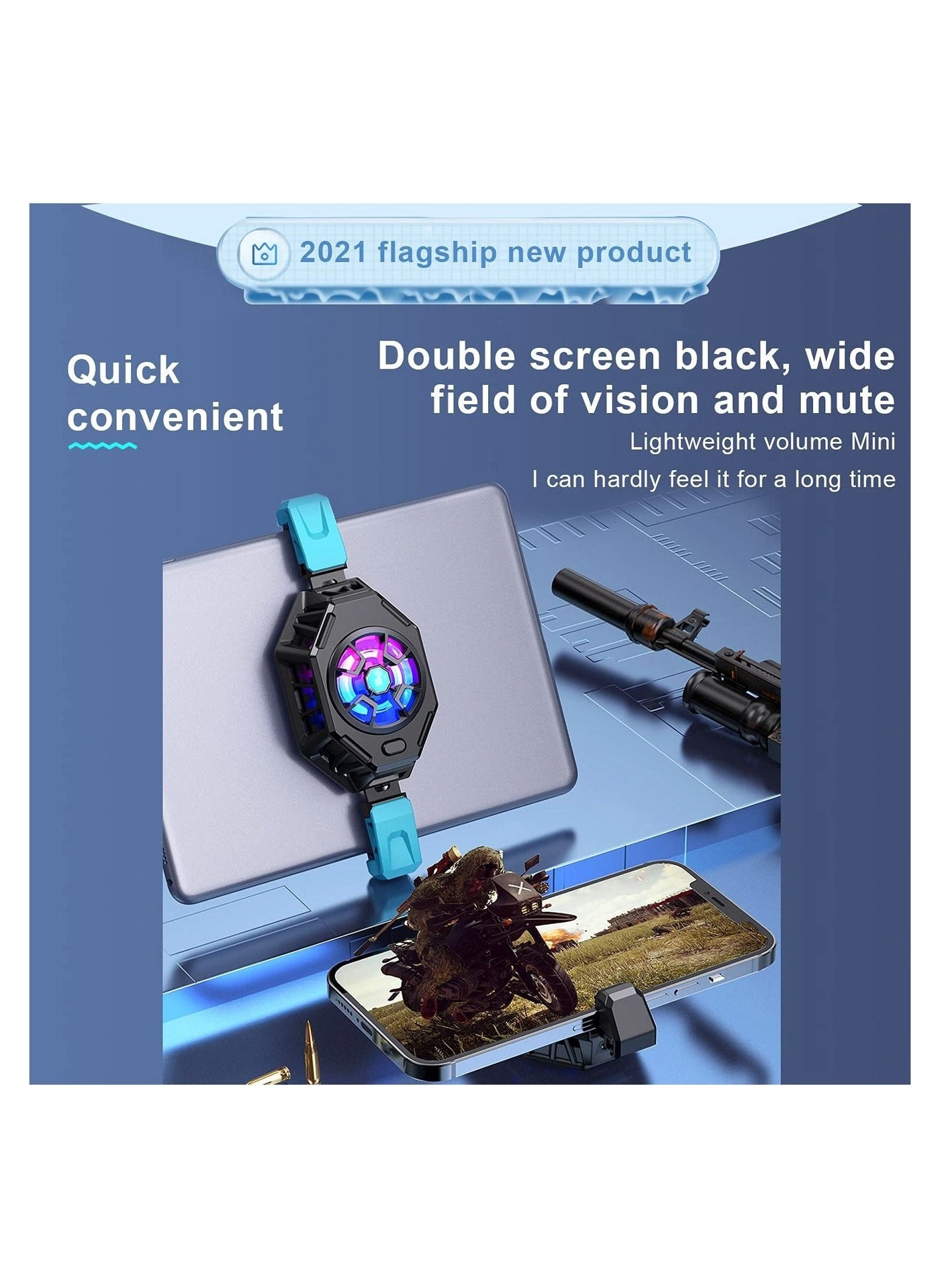 Semiconductor Cooler - Heat Sink RGB Back Clip