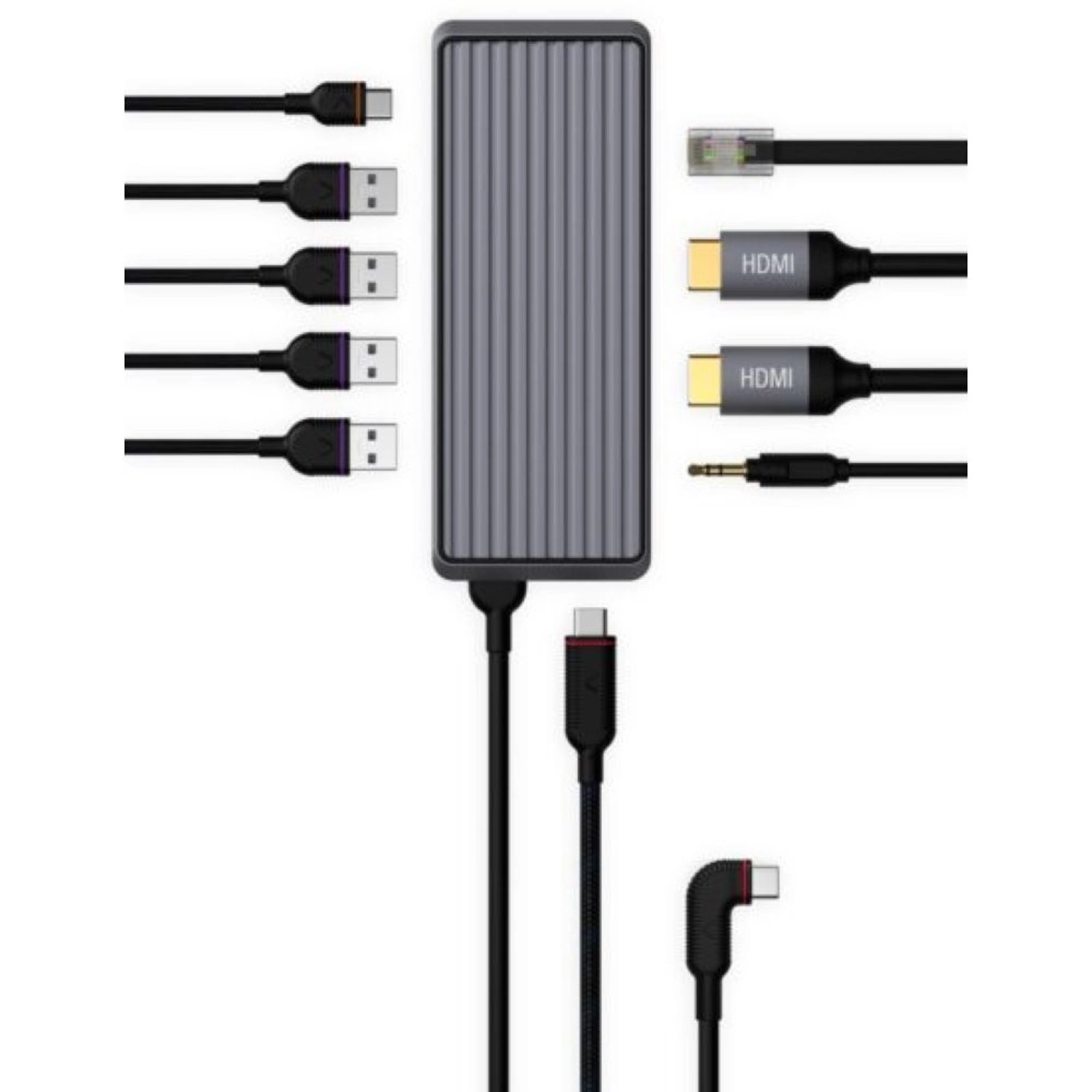 10 Port USB-C Hub