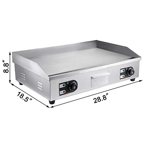 Electric Griddle - Stainless Steel 220~ UK