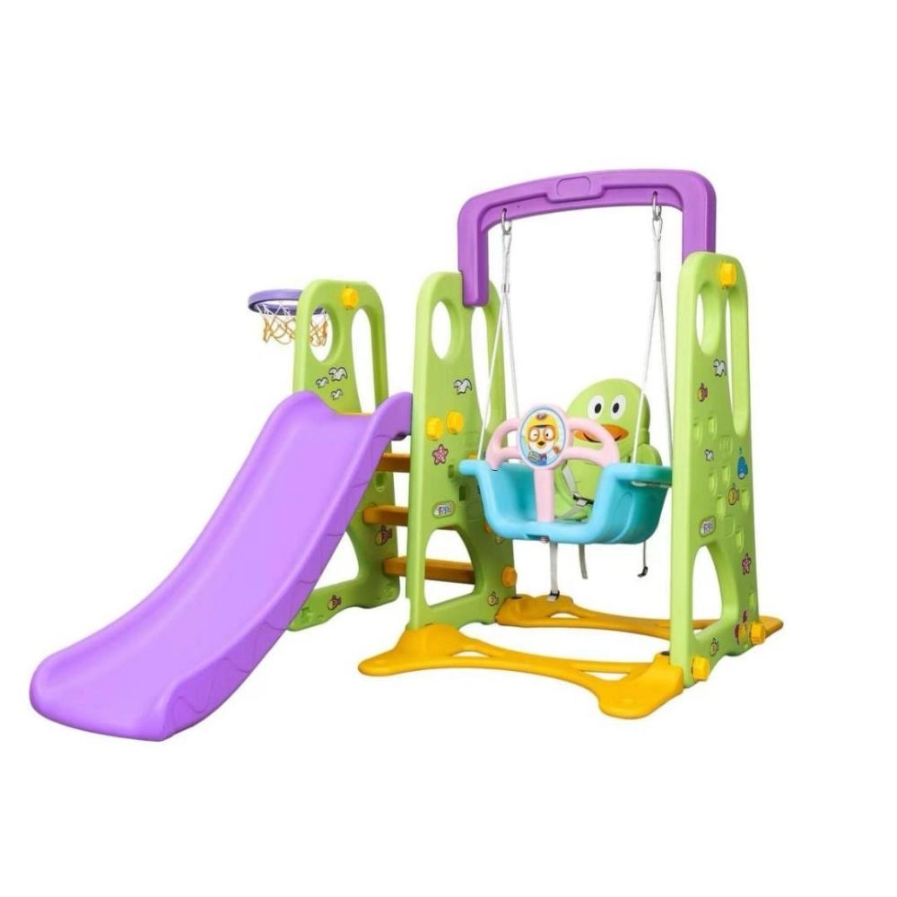 Slide And Swing 3-In-1 Activity Playset - Suitable for 2 years & above 160 x 115 x 160 cm