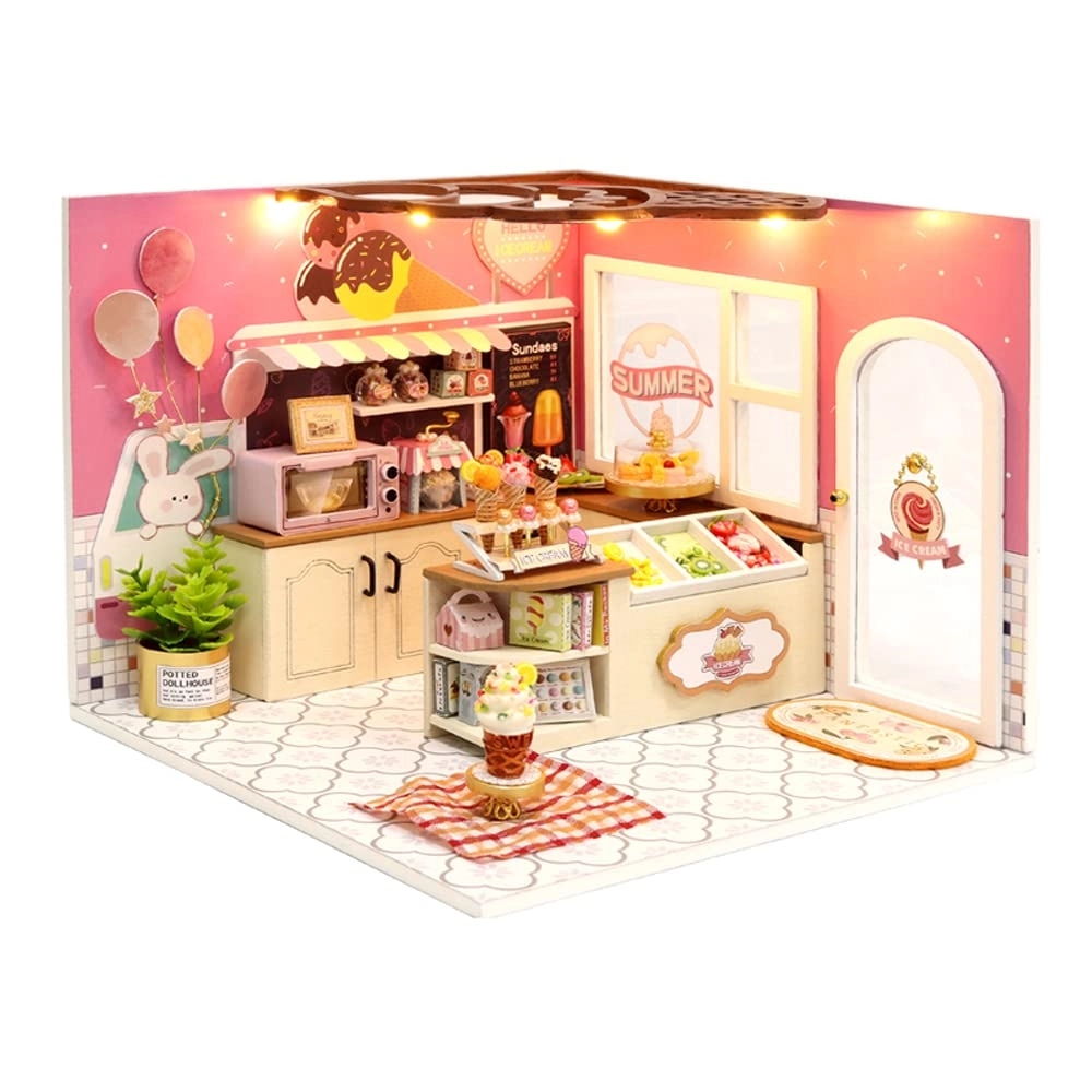 DIY Miniature Dollhouse Kit - Warm Moment 1:24