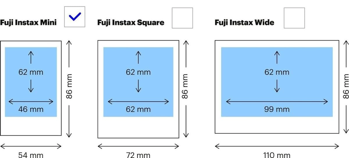 Instax Mini - 20 pieces