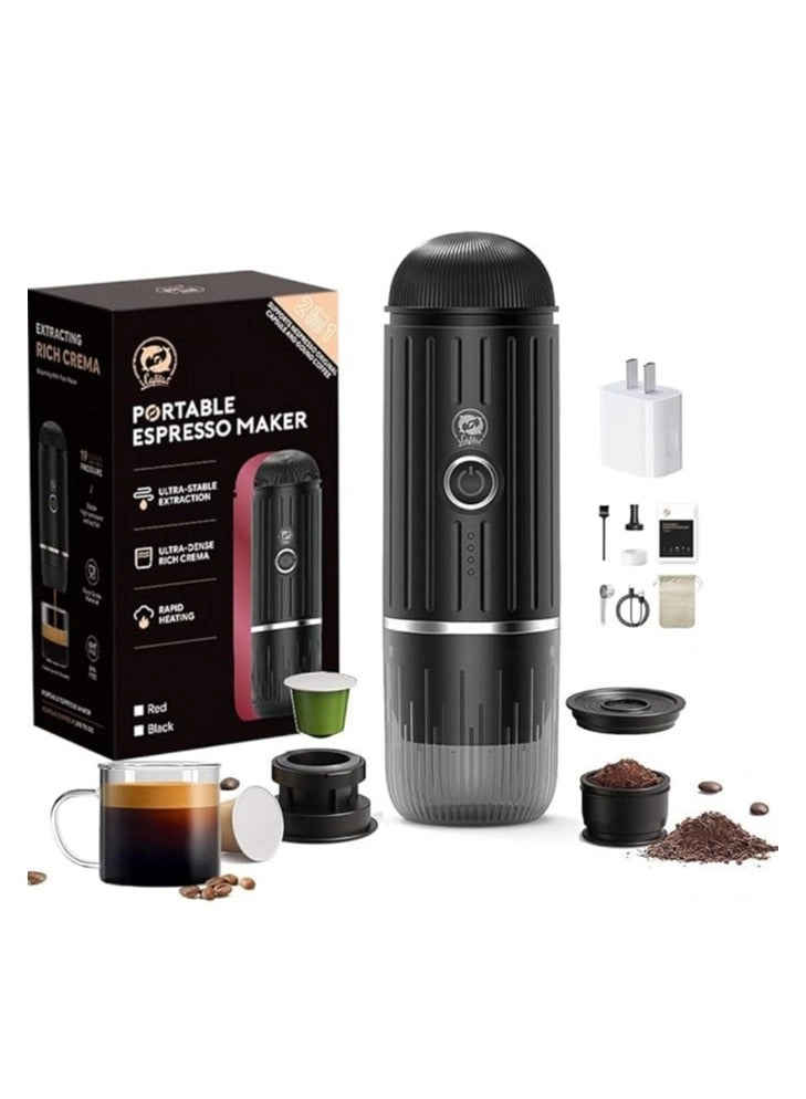 RECAFIMIL Portable Coffee Maker - powder capsules