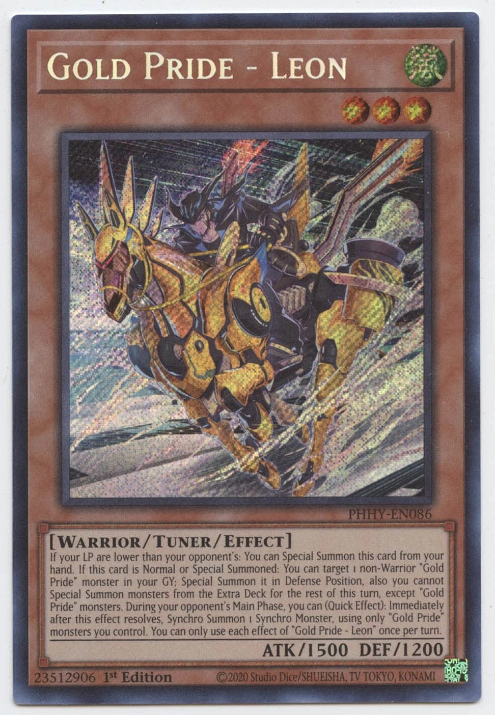 Yu-Gi-Oh! Gold Pride Leon PHHY-EN086