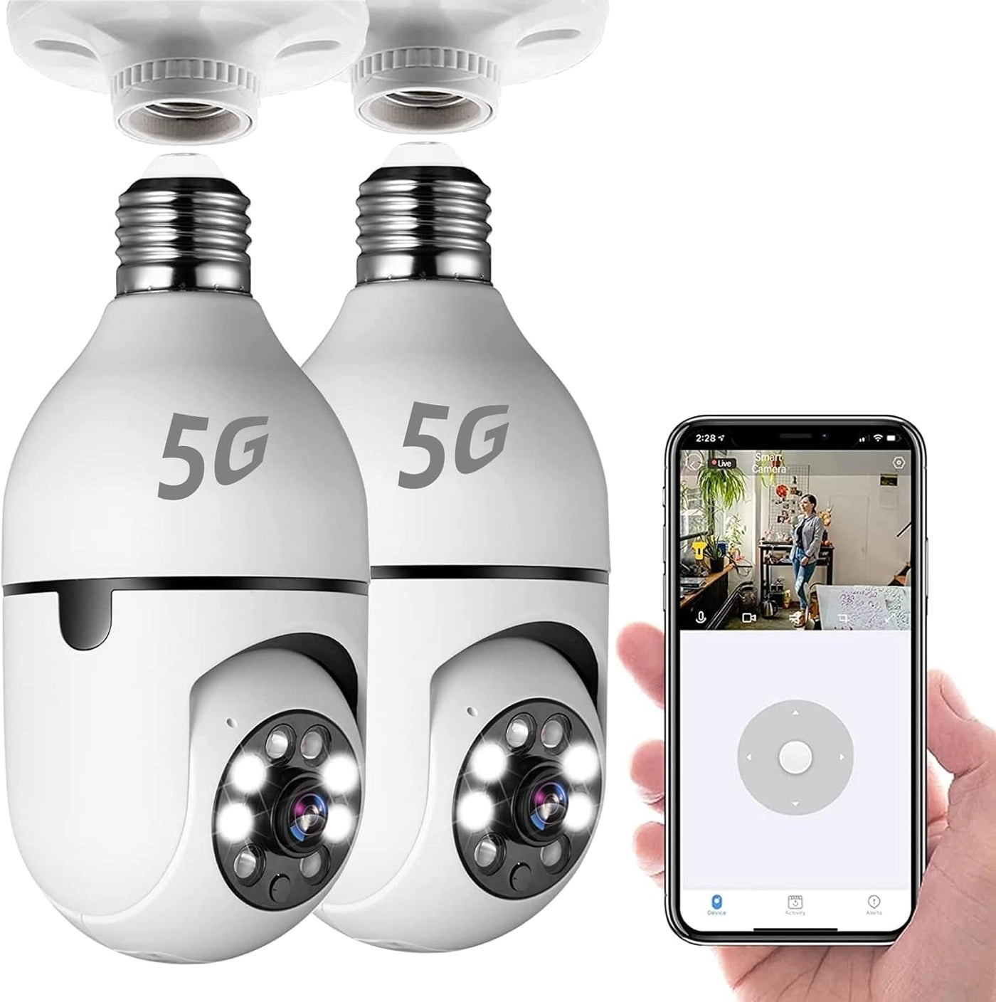 Light Bulb Camera 1080P