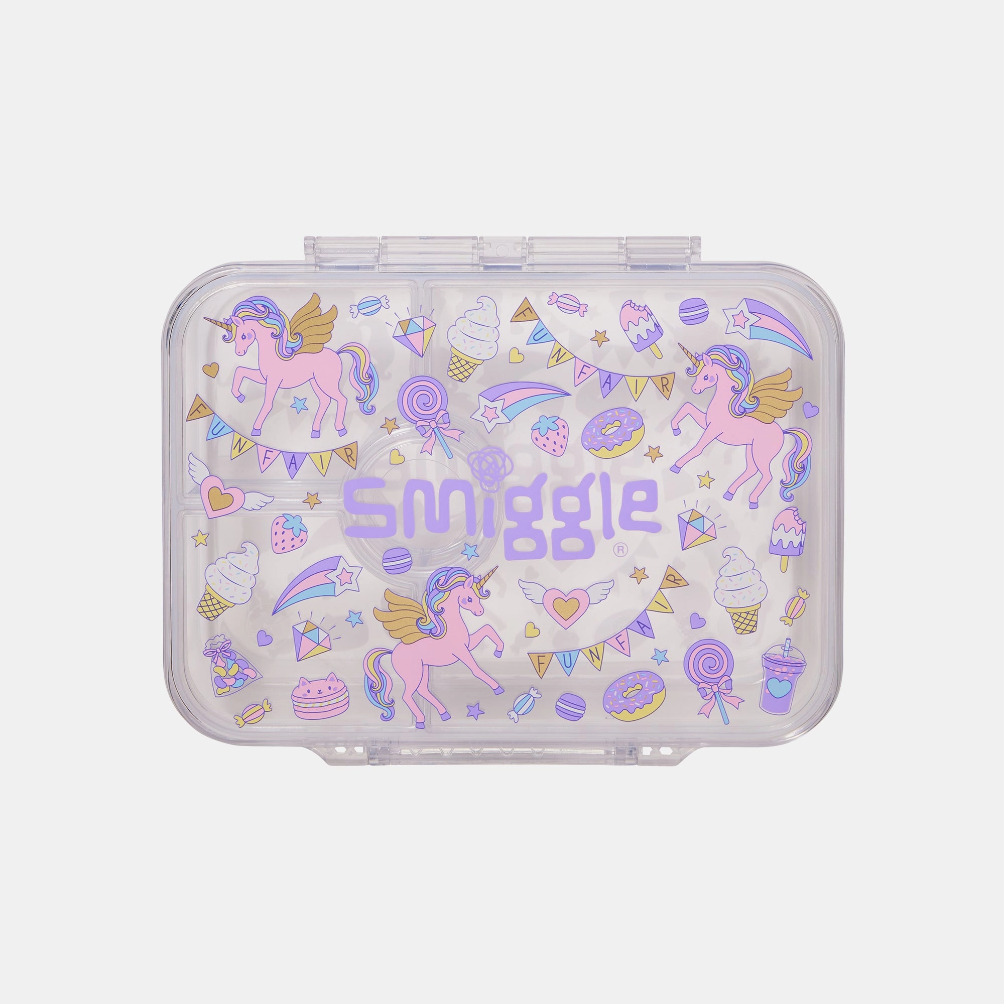 Smiggle See Me Bento Lunchbox - Fun Fair Medium