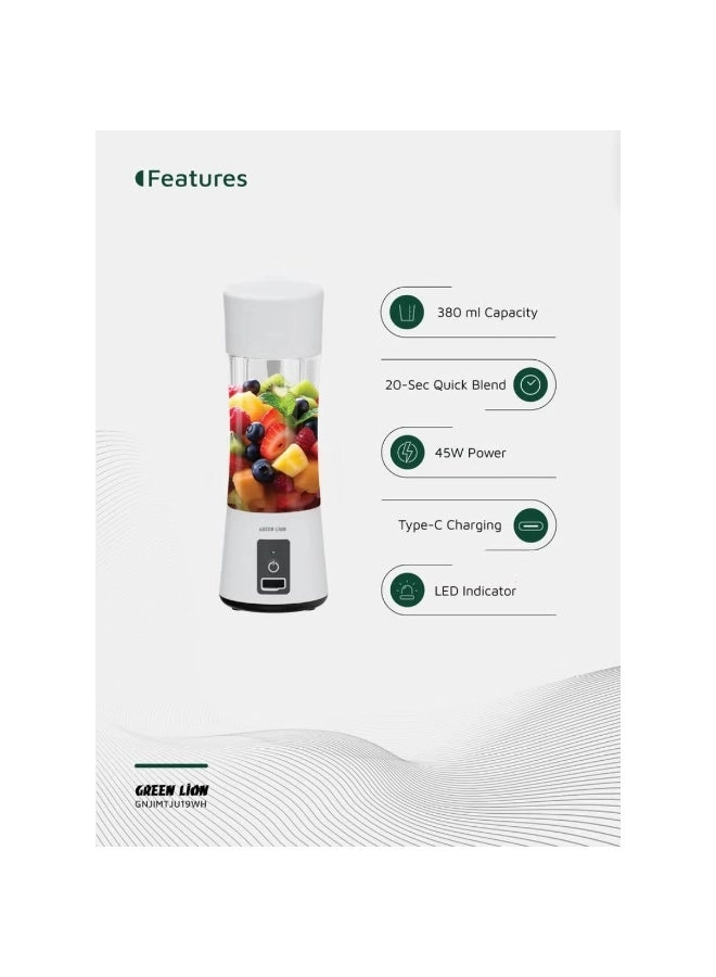 Juice Mate Portable Juicer - 45W 380ml