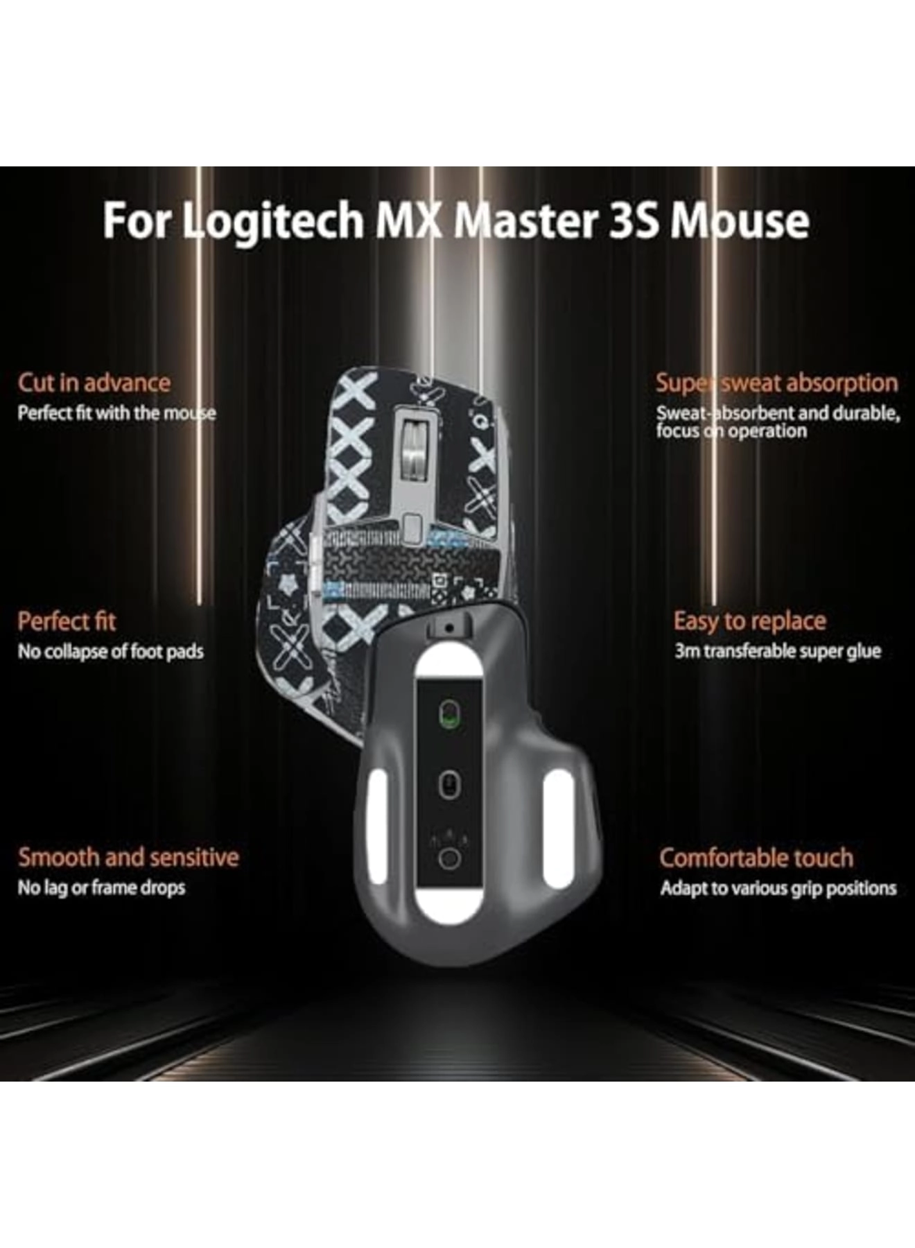 Mouse Grip Tape for Logitech MX Master 3S