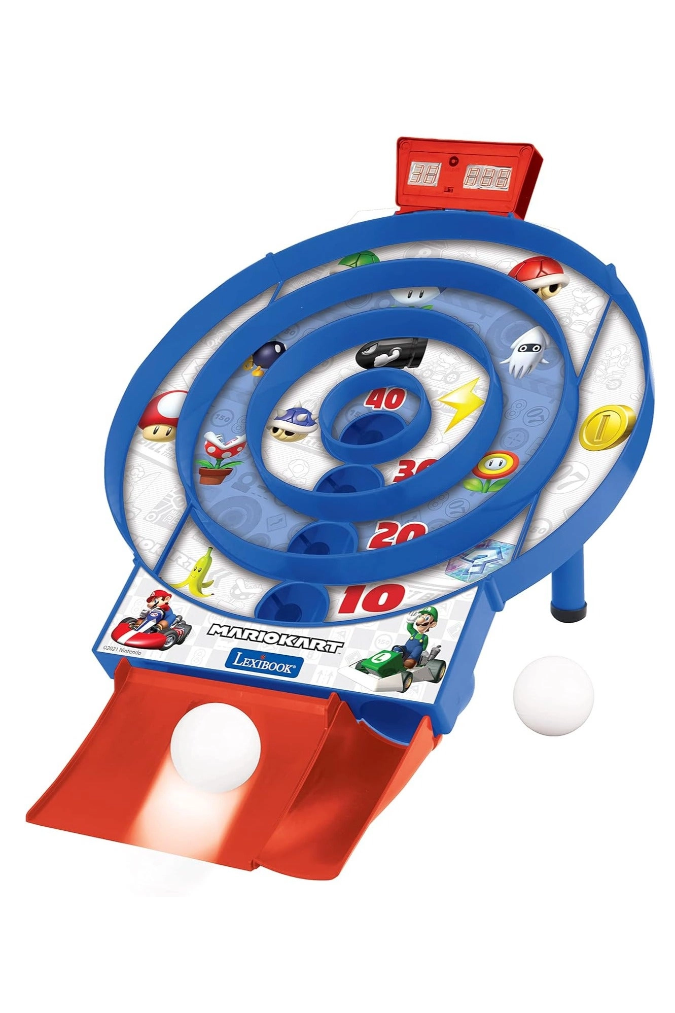 Lexibook Mario Kart Target Shoot - LCD Screen 2 Balls