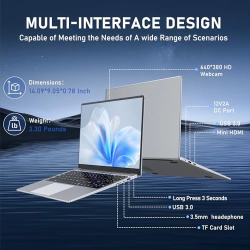 NY-04 - 15.6'' Celeron N 8GB DDR4 256GB SSD