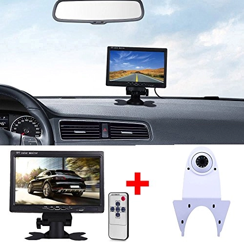 Brake Light Reversing Camera + Rear View Mirror Monitor - Night vision 628 x 586 pixels