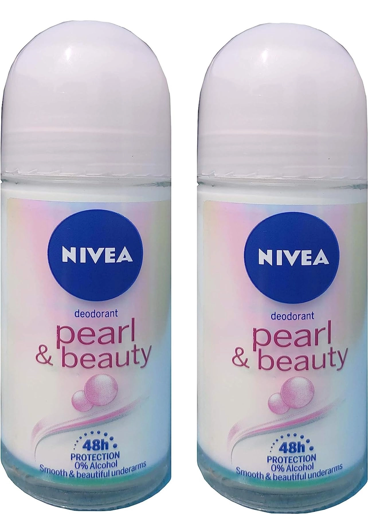 NIVEA Pearl And Beauty Antiperspirant Deodorant - 100 milliliter 48hour Pack