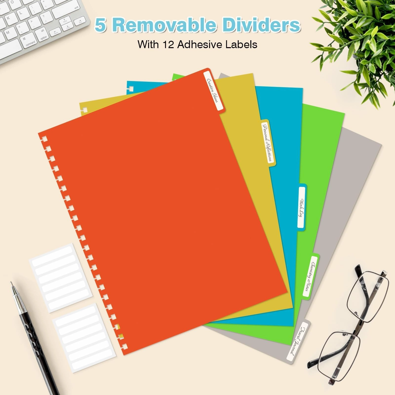 5 Subject Notebook A5 Spiral - Lined 150 Sheets