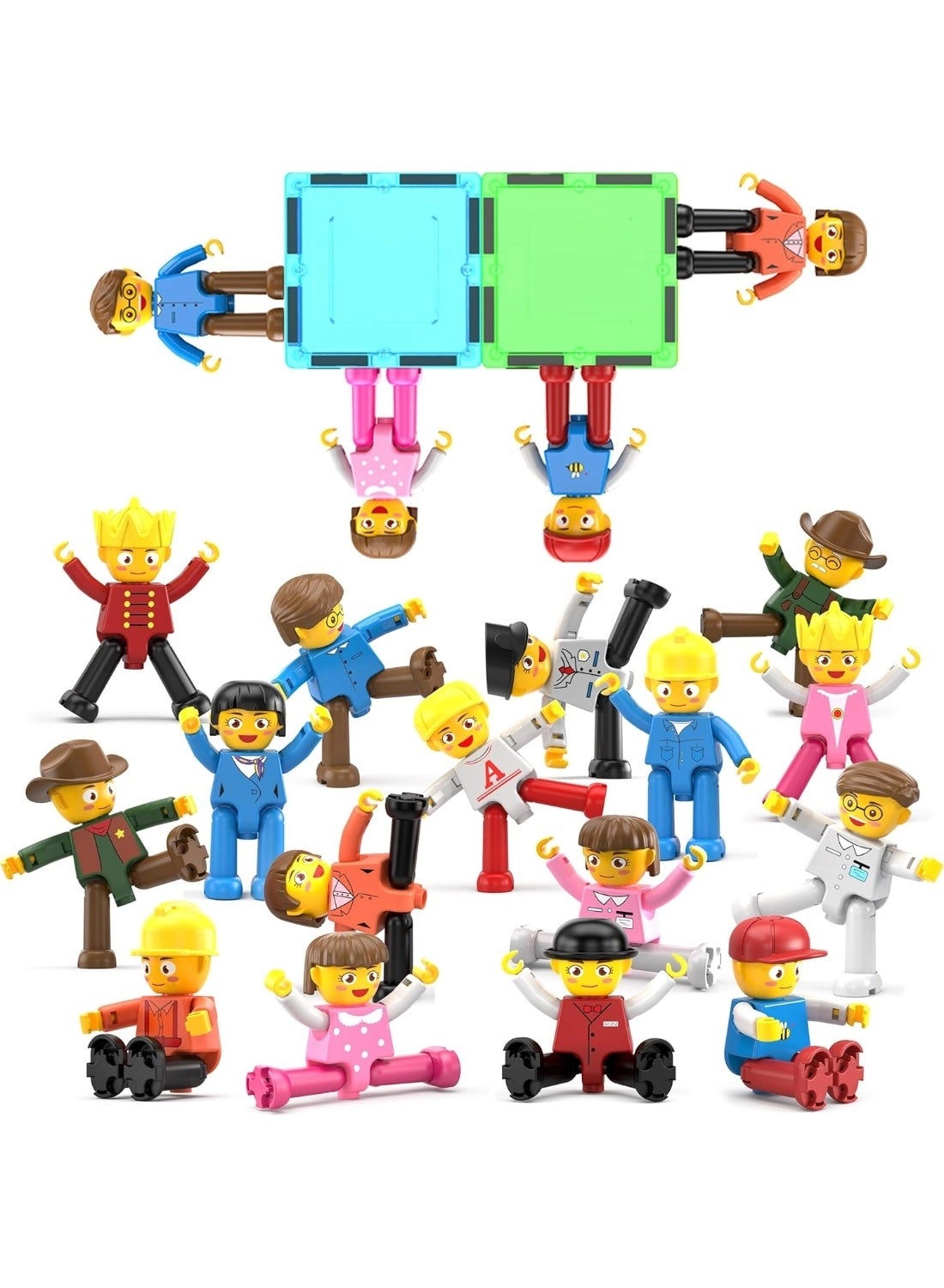 Character Action Figures - Multicolored 16pcs
