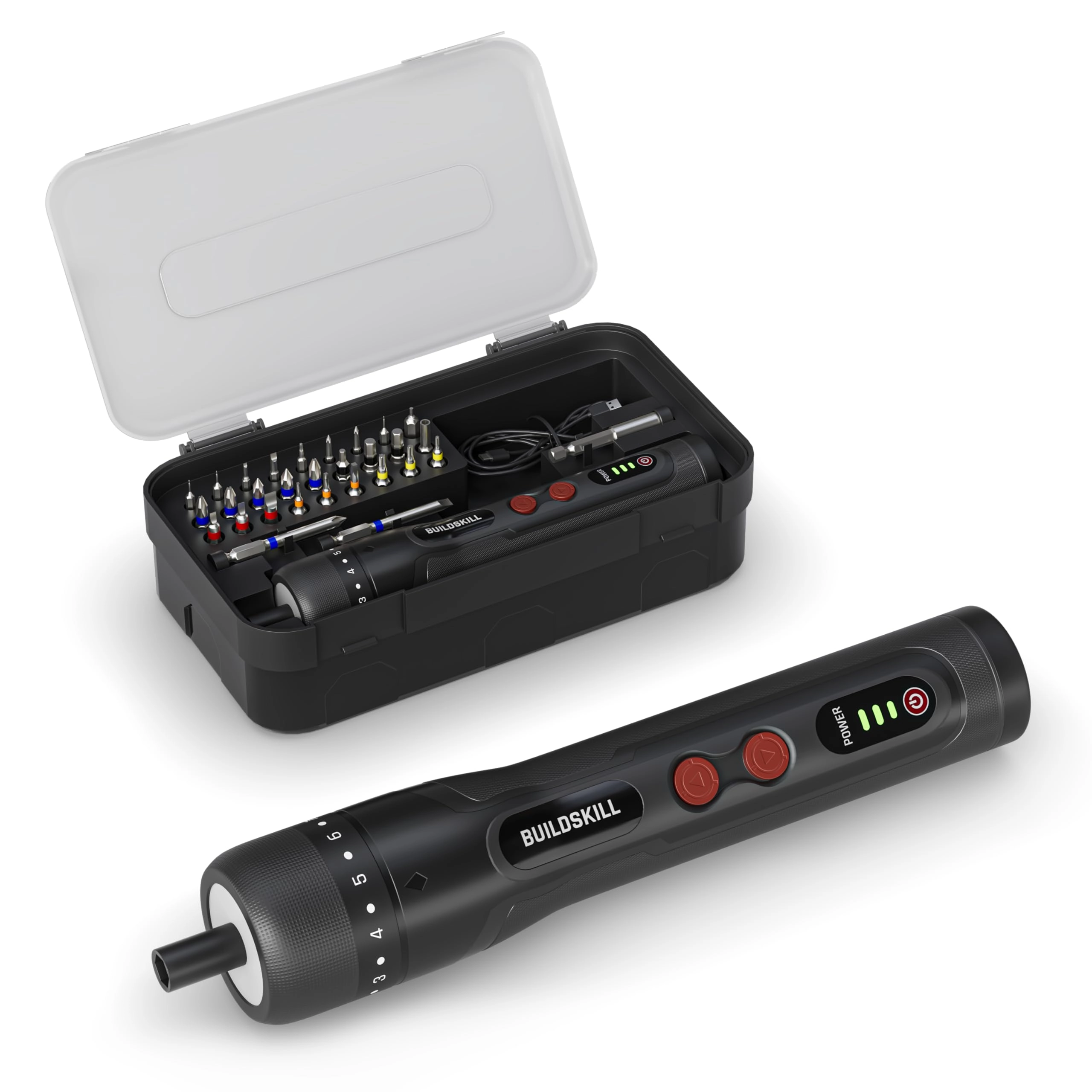 Buildskill, BIPL, Khasra No 9/1, Village Kapashera, Delhi, +91-7838379393, cs@buildskill.com 8V cordless screwdriver set - 1600 Milliamp Hours