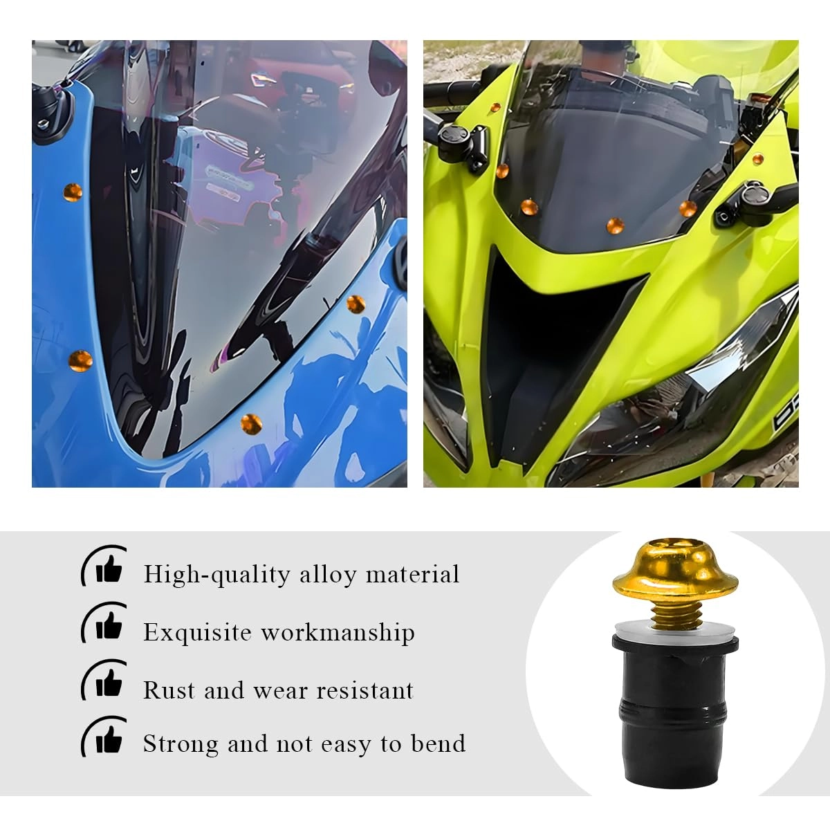 Motorcycle Windshield Bolts Screws Kit