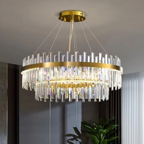 Crystal Chandelier - 3000-6000k Dimmable