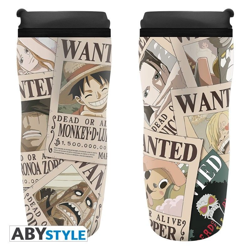 ABYstyle One Piece Wanted Travel Mug - 355ml