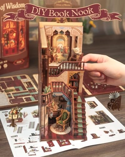 DIY Book Nook Kit - Library of Wisdom