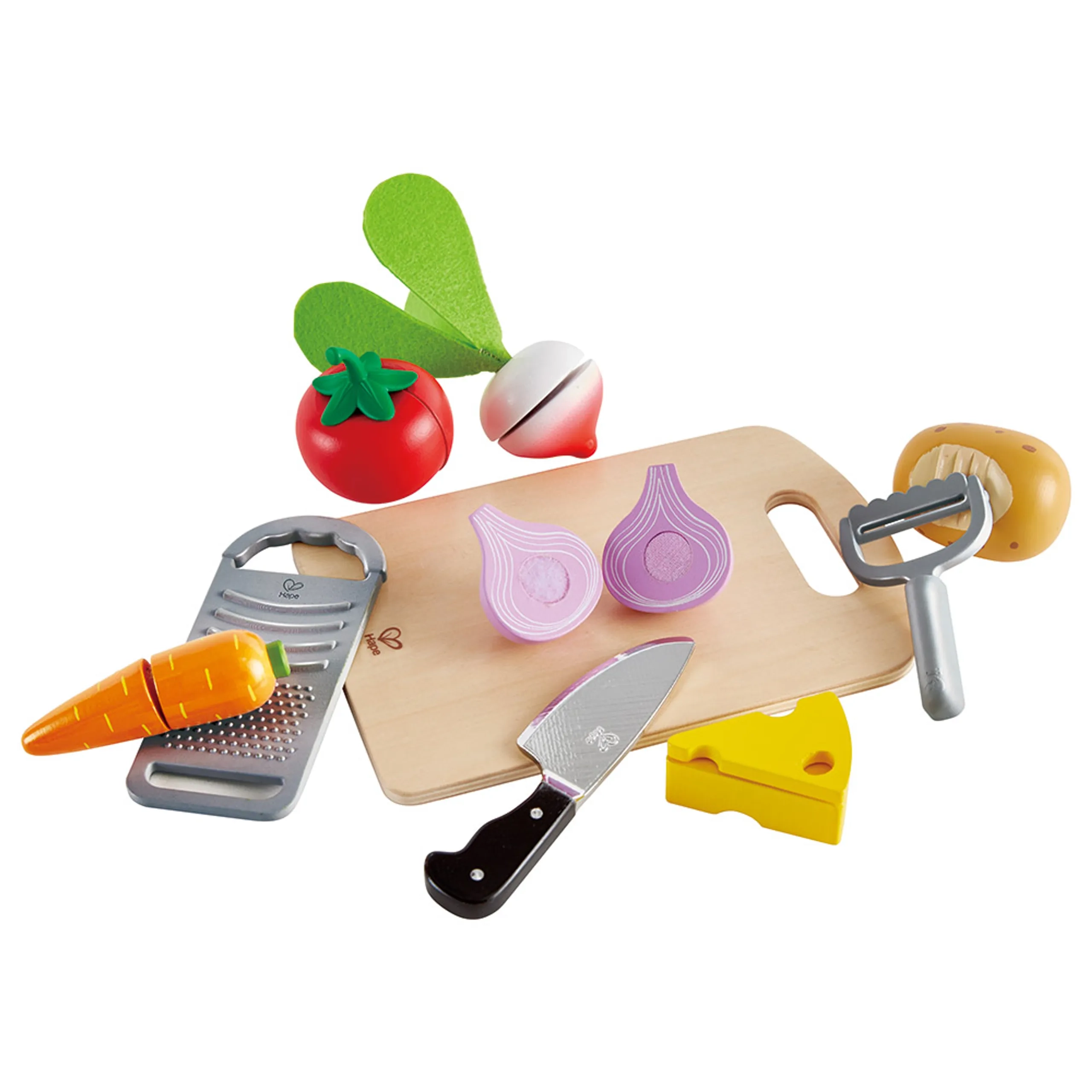 Kid's Cooking Essentials Wooden Toys - 19pcs (BDM-BNDLE0094)