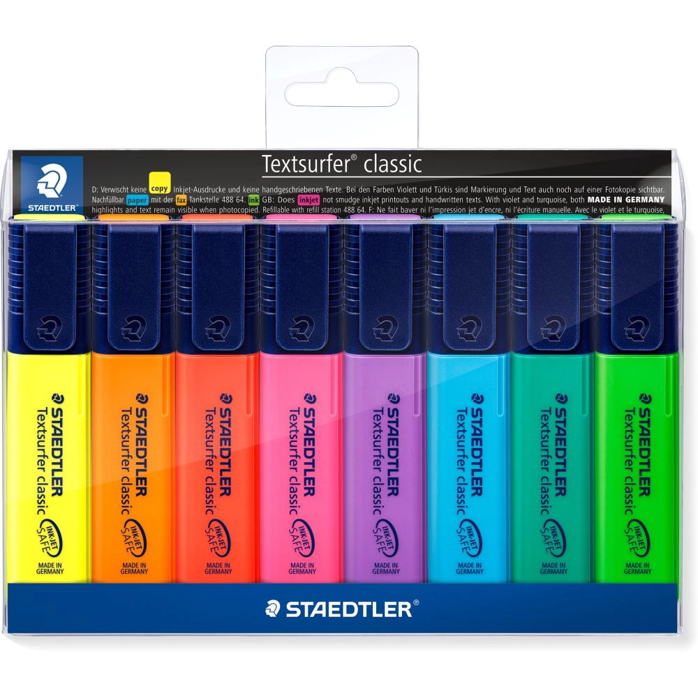 Staedtler Textsurfer Classic - assorted colours calligraphy tip