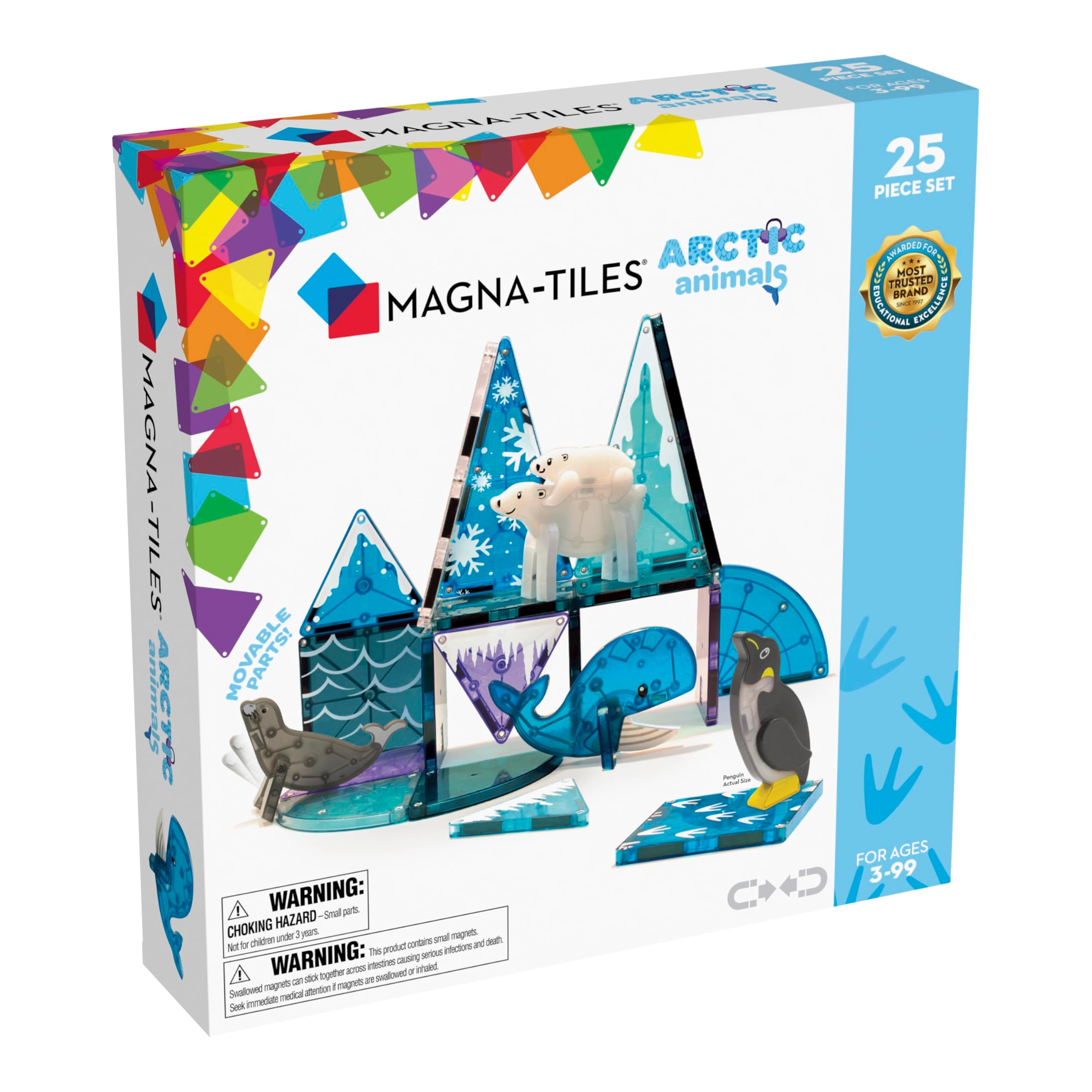 Magna-Tiles Arctic Animals - 25 pcs