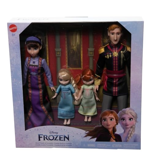 Frozen Royal Family - Toddler Anna and Elsa 4 Dolls