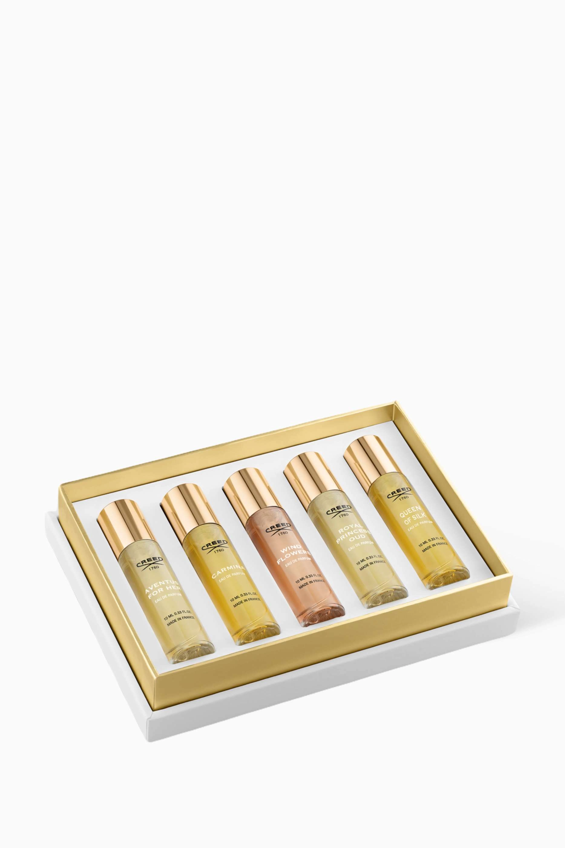 Aventus For Her - 10ml + Carmina - 10ml + Wind Flowers - 10ml + Royal Princess Oud - 10ml + Queen of Silk - 10ml