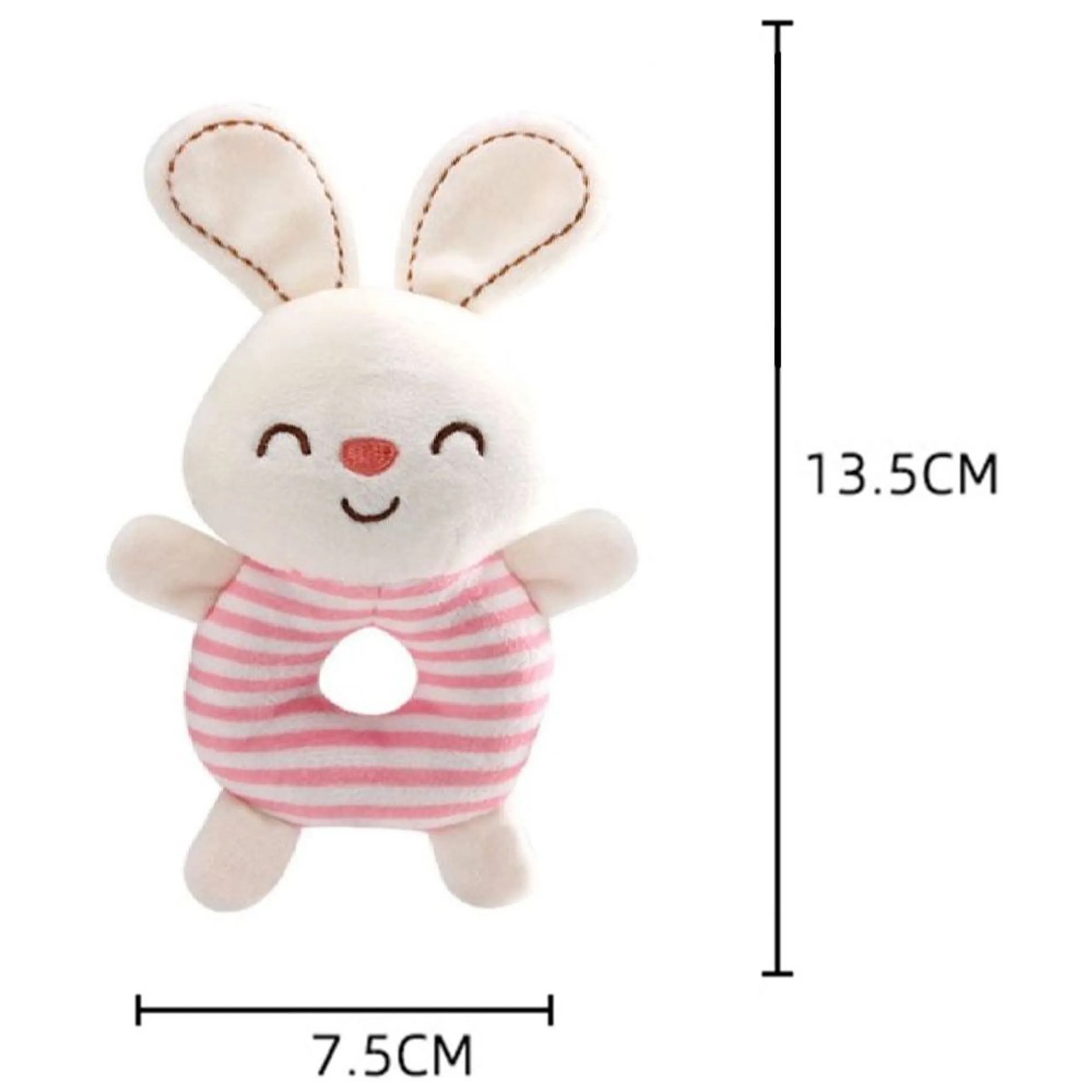 Baby Crib Soft Stuffed Rattle Pacifying Toy - Suitable for 3 months and above