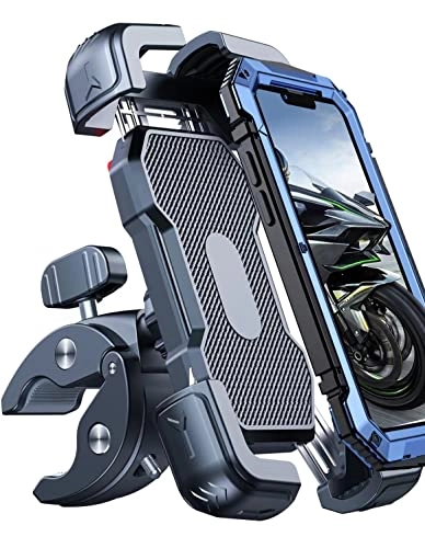 Motorcycle Phone Mount Holder - 7.2inch Big Phone Friendly iPhone 16 Pro Max