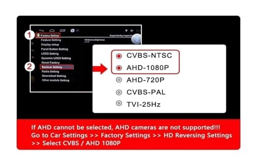Reversing Camera - Night vision 1280 x 720 pixels