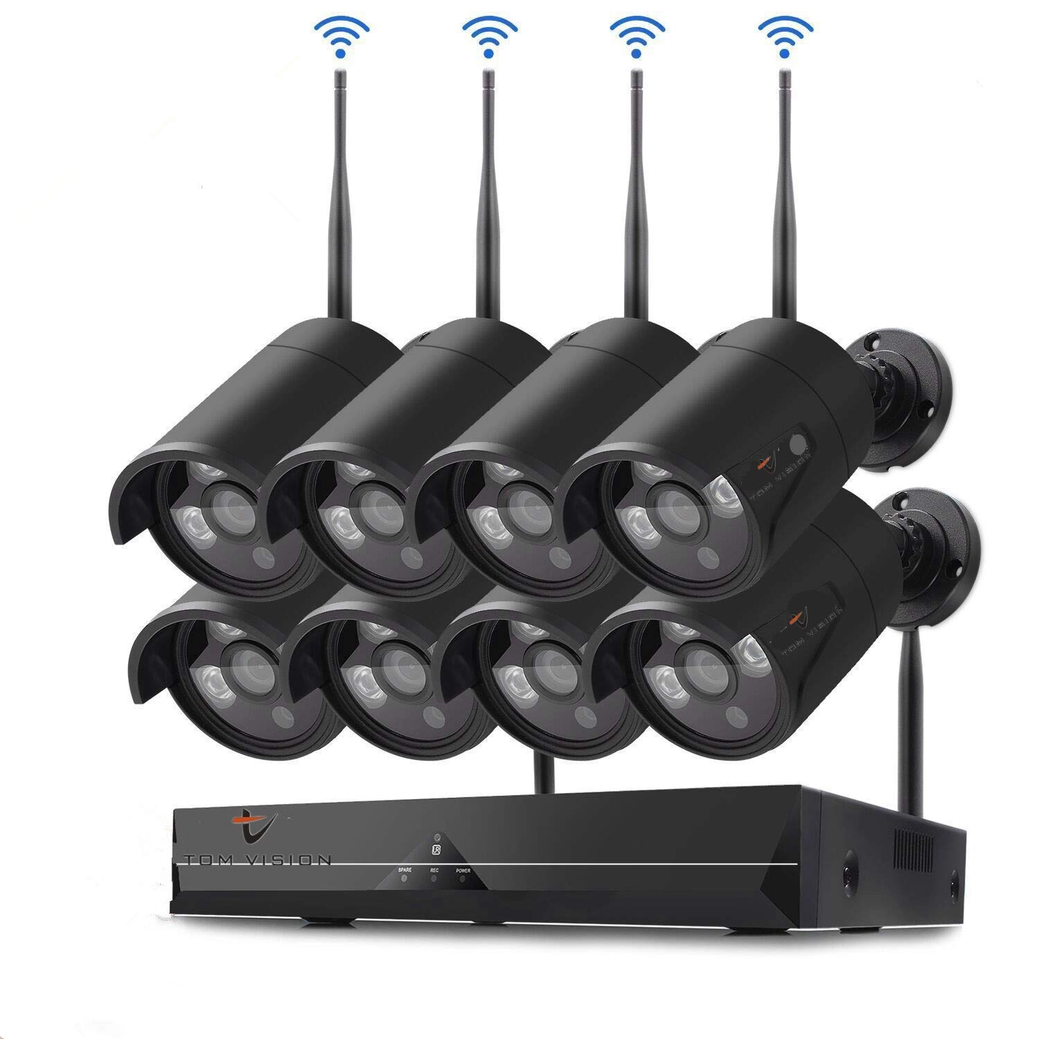 8CH-Wifi-NVR + Bullet Camera - 8 8 channels 2 MP