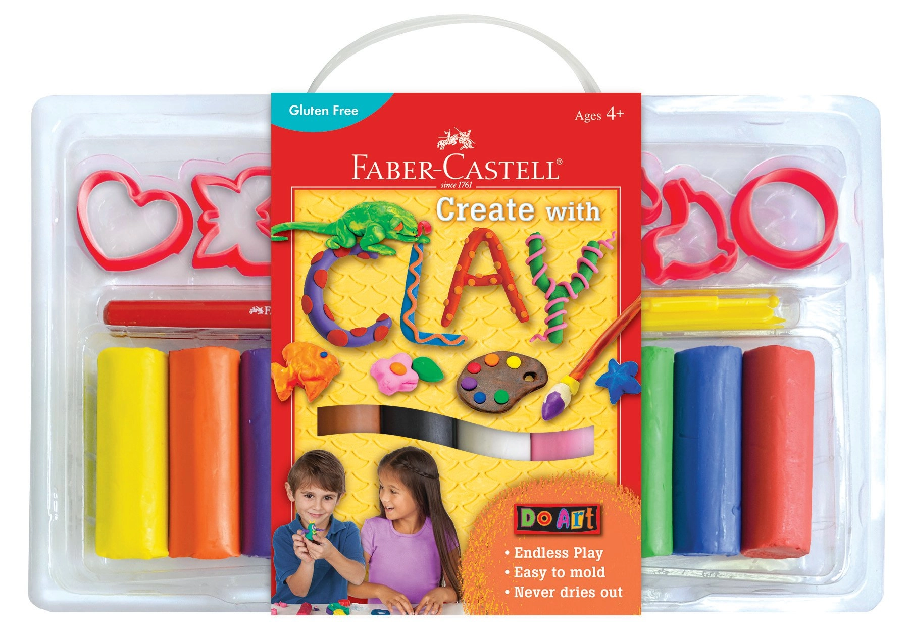 Faber-Castell Create with Clay - 4+ years 145 pcs