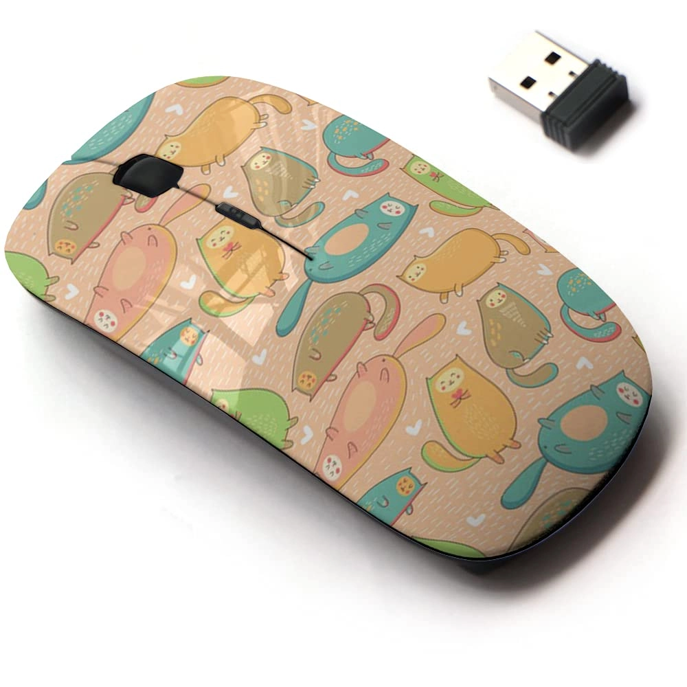 2.4G Cute Pattern Mouse - USB