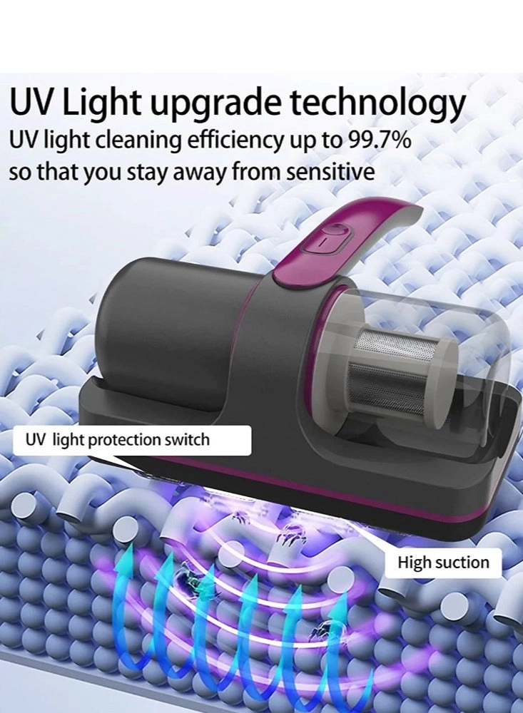 Dust Mite Vacuum - 10000 Pa UV-C Sterilization