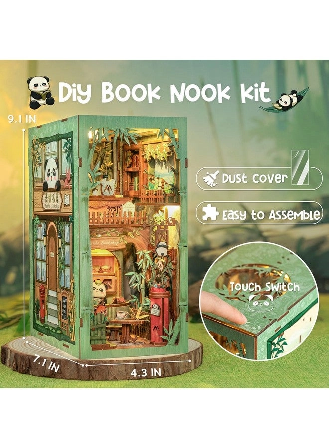 Book Nook Kit - DIY Miniature House 3D Wooden Puzzle
