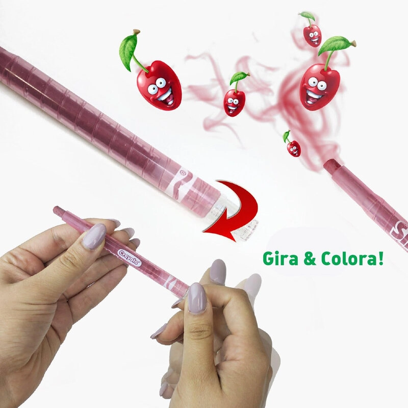 Scented Twistable Crayons - 12 piece(s)