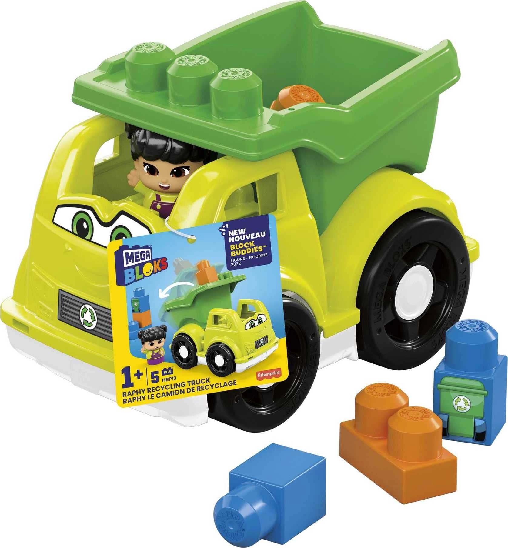 Mattel Raphy Recycling Truck - Raphy 5 pcs