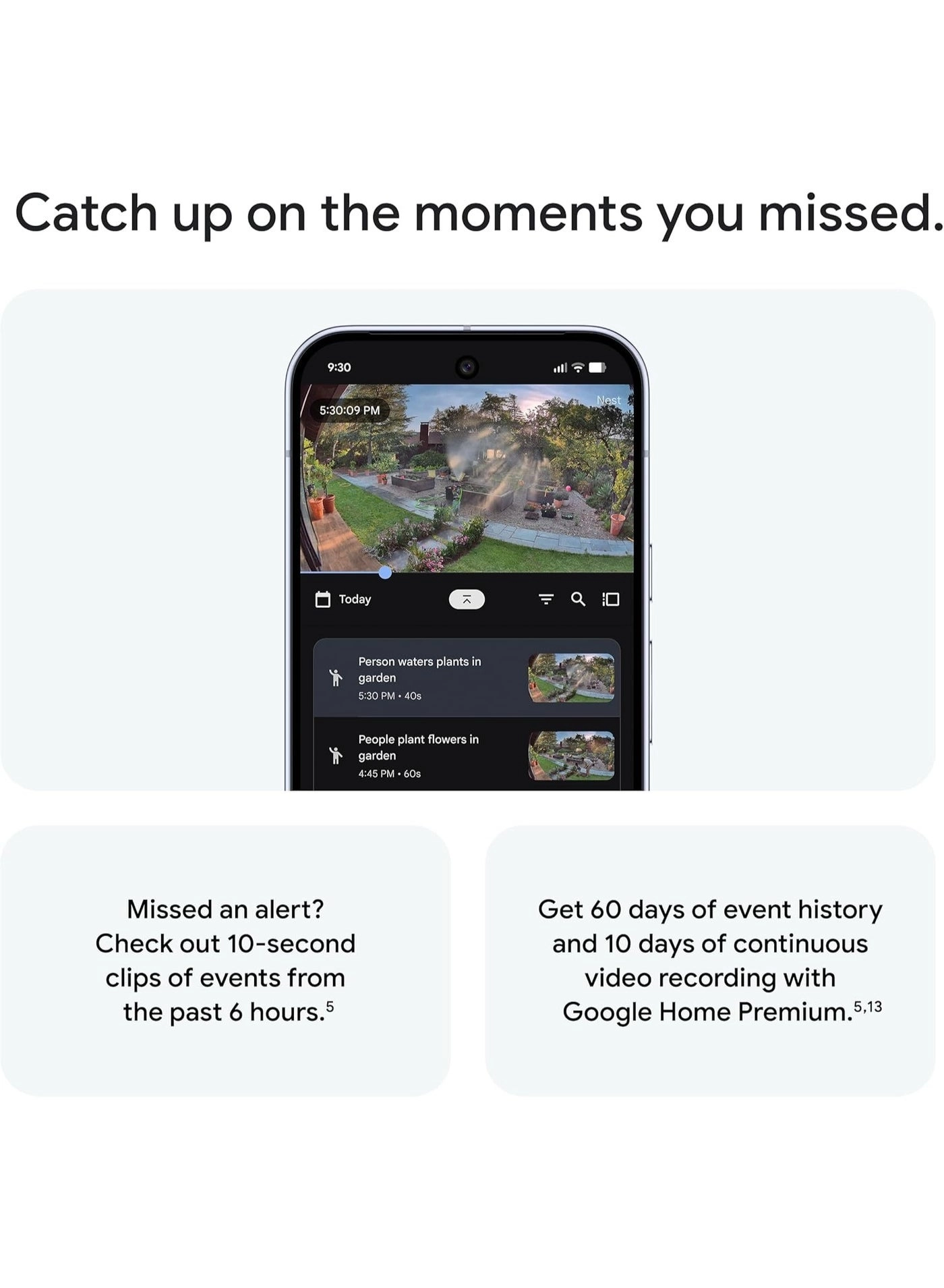 Nest Cam Outdoor (Wired, 2nd Gen) - 2K HDR Pack