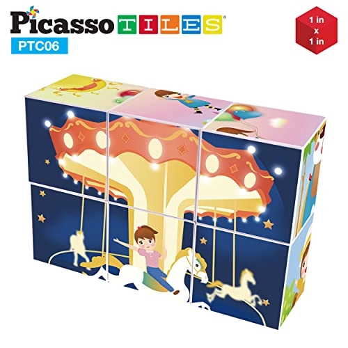 Magnetic Puzzle Magic Cube - Architecture 6 pcs