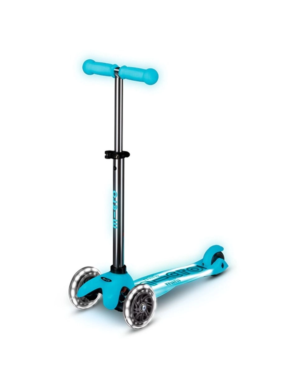 Mini Deluxe 3-Wheel Kick Scooter – 120/85 mm LED