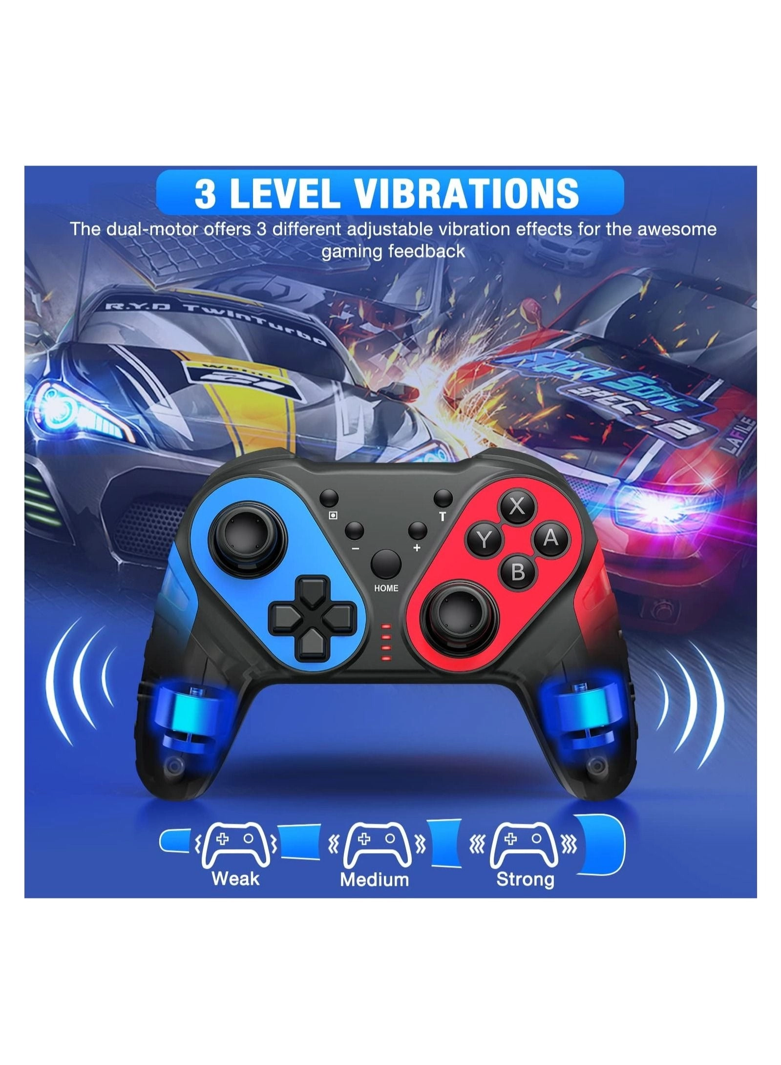 Wireless Gaming Controller - Phone Tablet Android PC Switch PS3 PS4