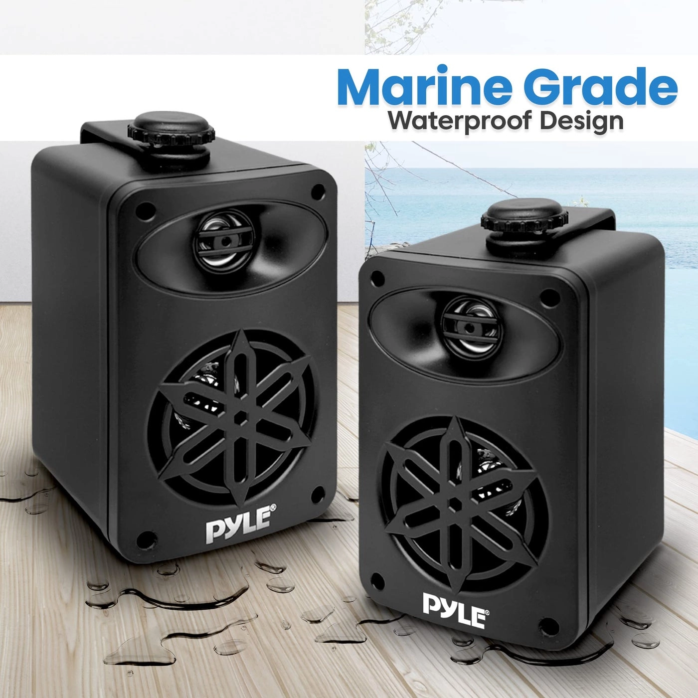 Marine Speakers - 65 Inch 200 Watt