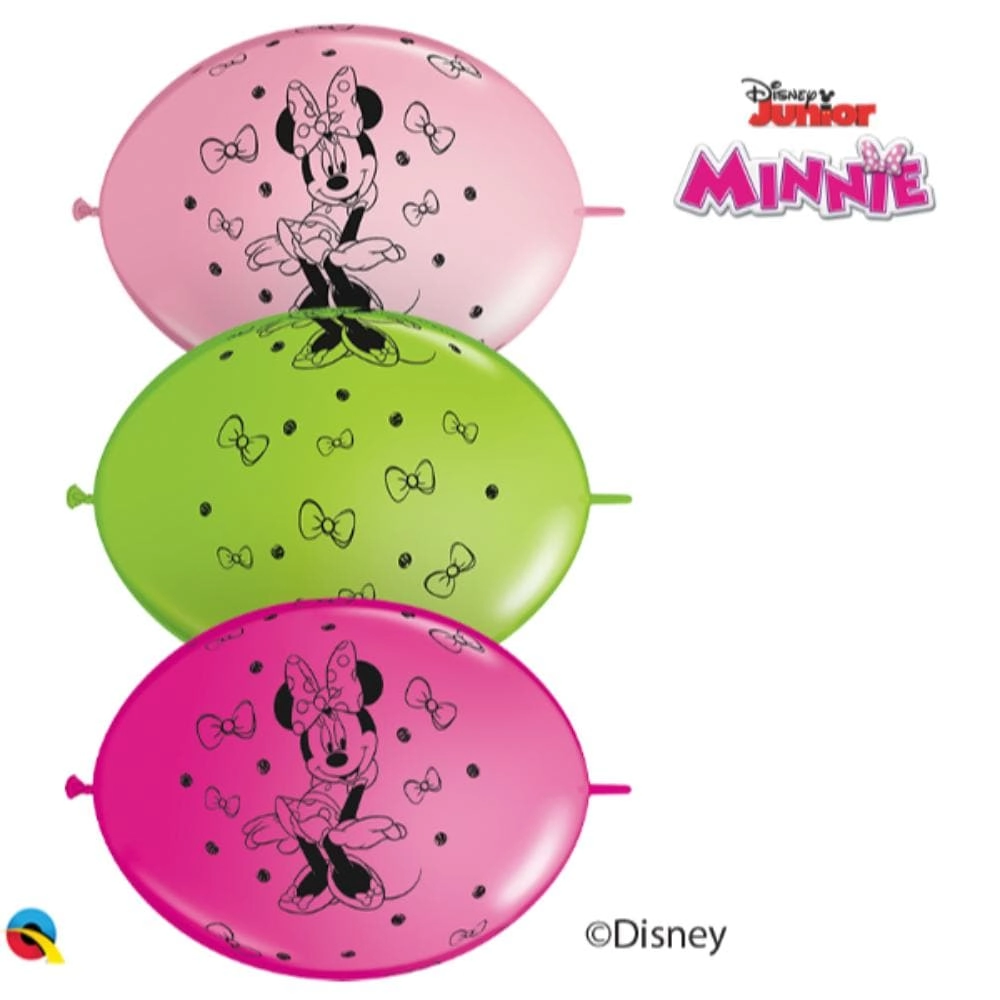 Qualatex Minnie Mouse Qlink Party Banner - 10 pcs