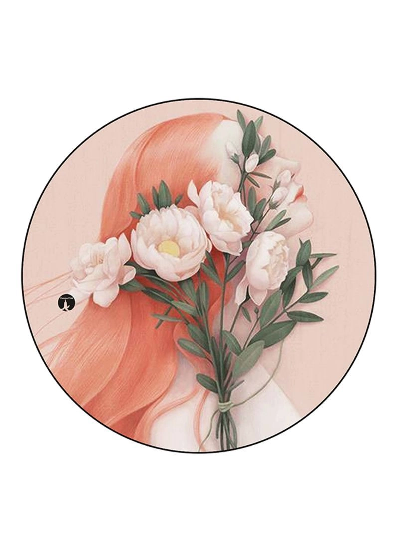 Girl Printed Mouse Pad