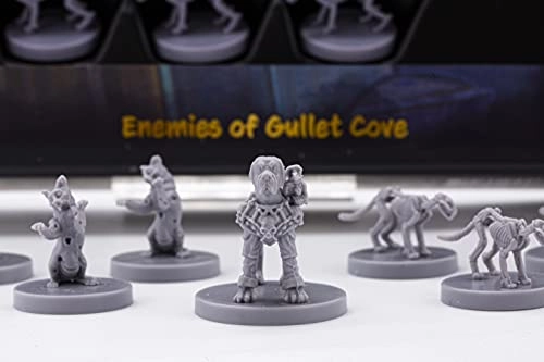 Animal Adventures: Secrets of Gullet Cove - Enemies of Gullet Cove - RPG Villain Miniatures Ready to Paint 5e Compatible